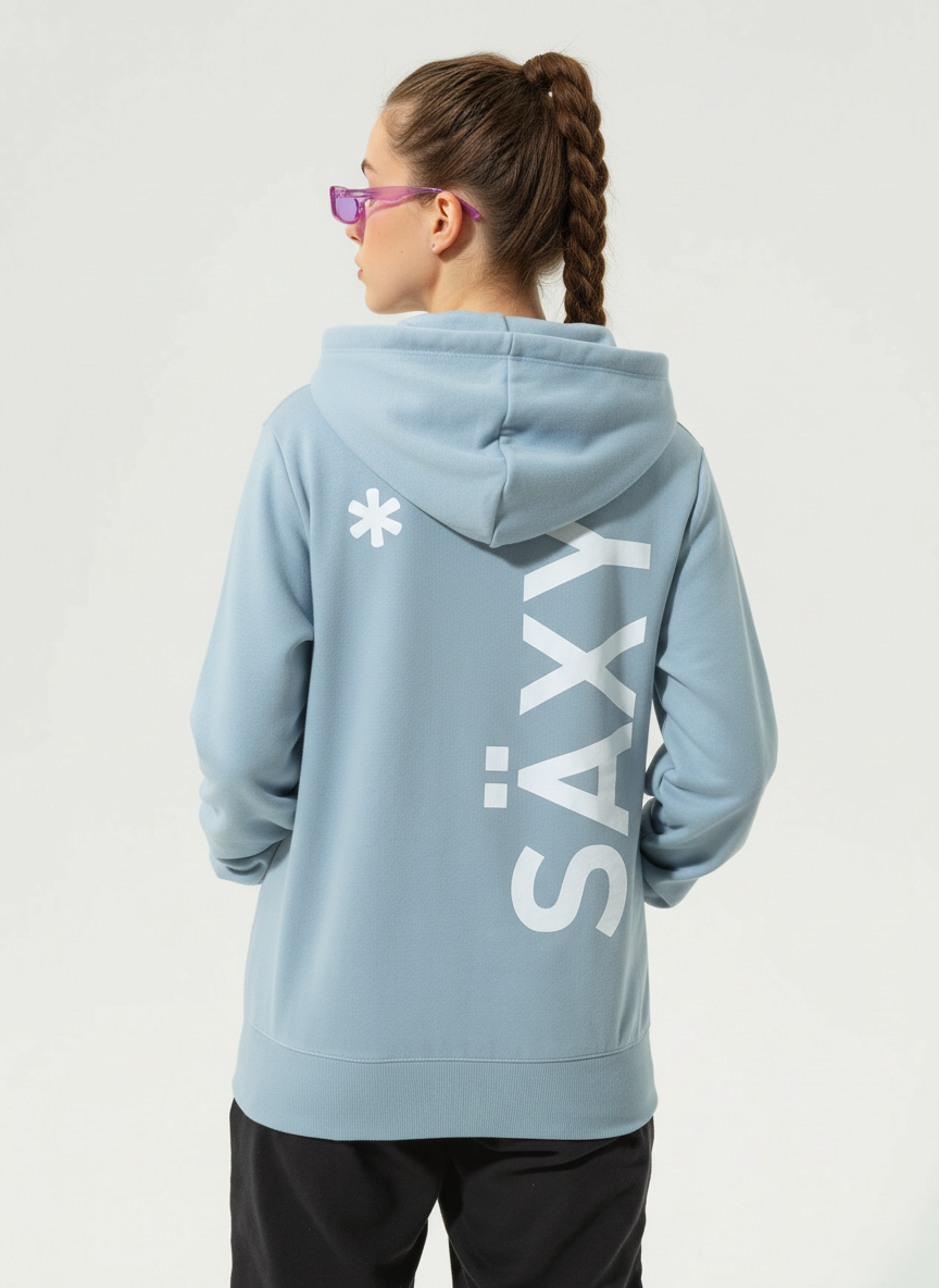 SÄXY Hoodie hellblau